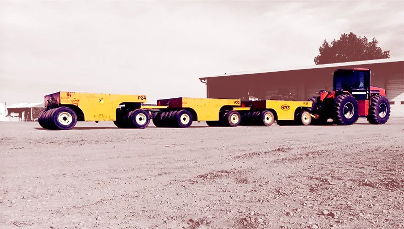 yellow Wobbly Wheel Packer